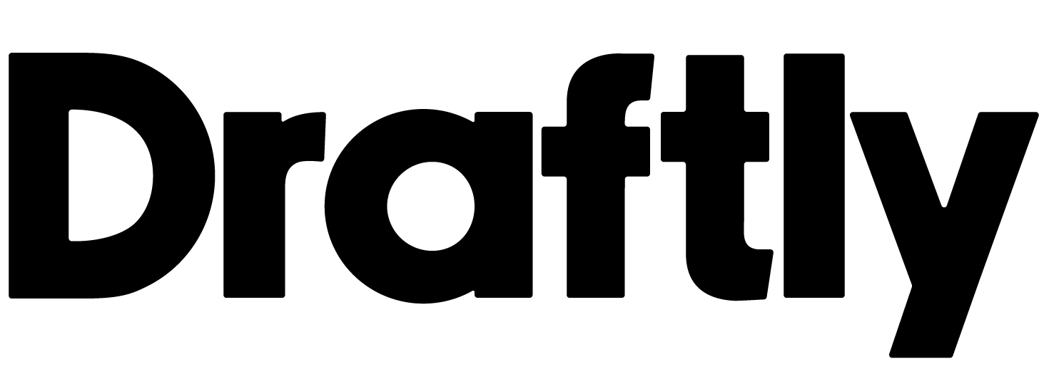 Draftly Logo_Black_Type Only